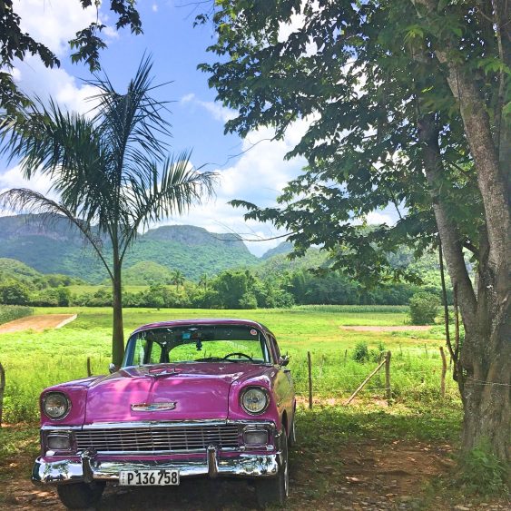 Old car in Viñales Cuba