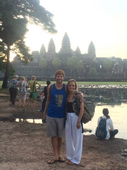 Grant and Rachel in Siam Reap