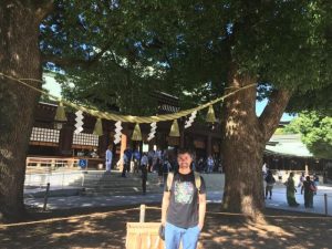 Grant at Meiji Shrine