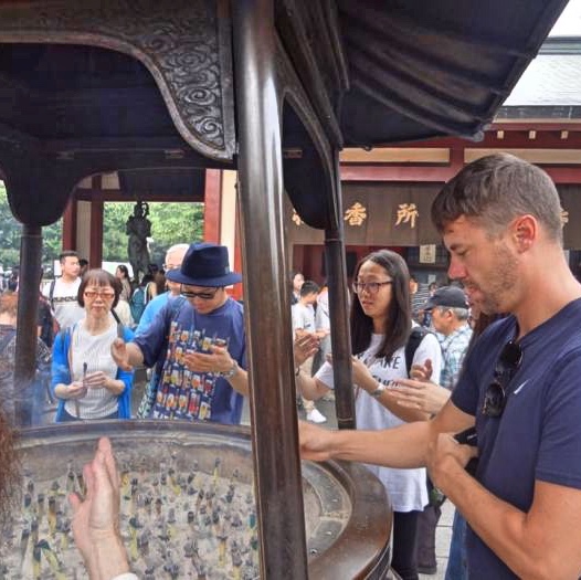 Grant at Sensō-ji Temple