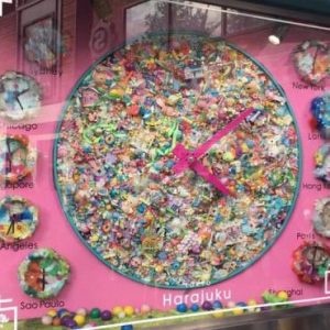 Candy clock in Harajuku Tokyo