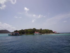 Beautiful Anchorage in the Caribbean