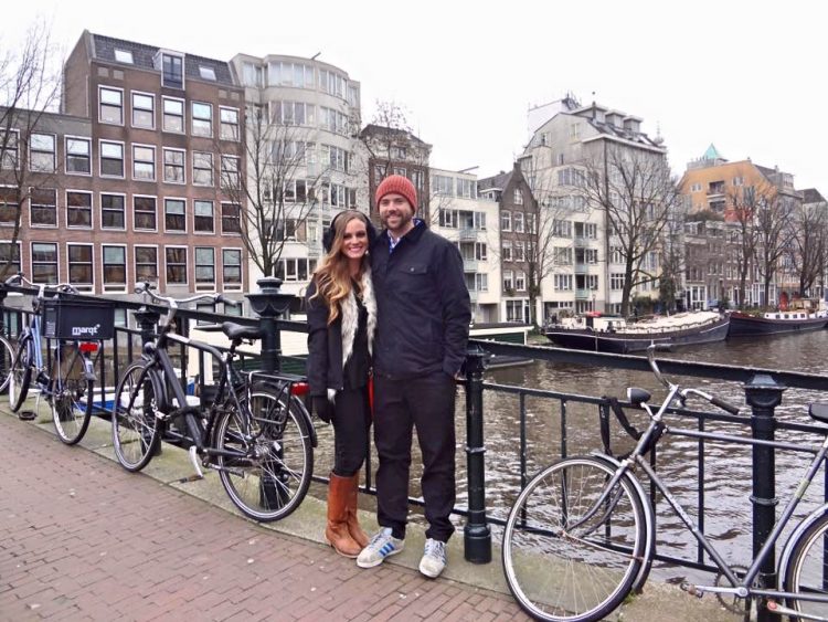 Grant and Rachel in Amsterdam