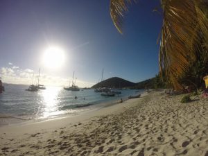 Beautiful beach in BVI's