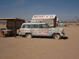 A painted car