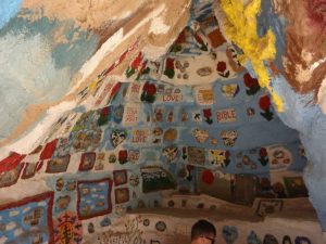 Inside Salvation Mountain