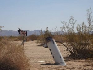 Junk in the desert