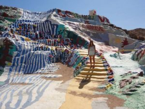 Rachel at Salvation Mountain