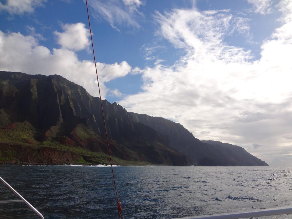 A view of the Napali coast