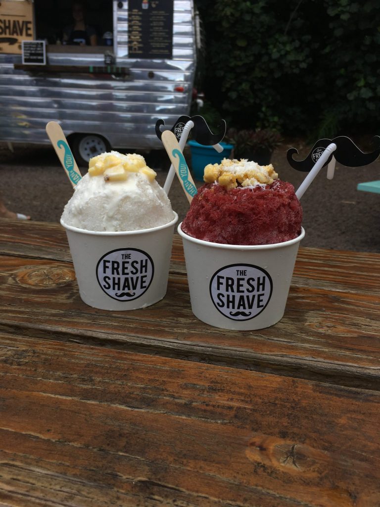 Shave ice at The Fresh Shave in Kalaheo