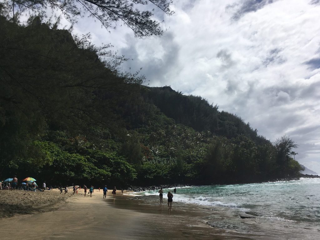 Ke'e Beach in Ha'ena State Park