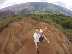 Grant and Rachel at Waimea Canyon on Kauai