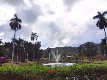The gardens at Smith's Family Garden Luau on Kauai