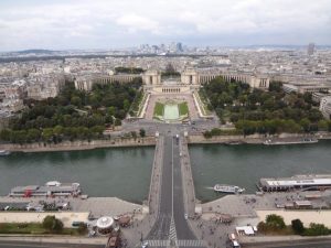 A view from the Eiffel Tower