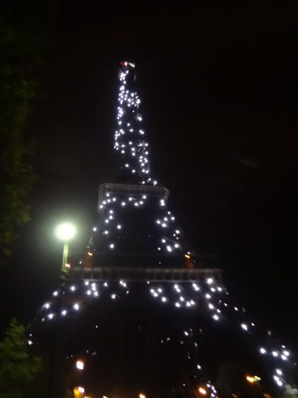 Eiffel Tower at night