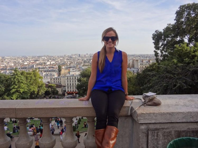 Rachel at the Sacré-Cœur