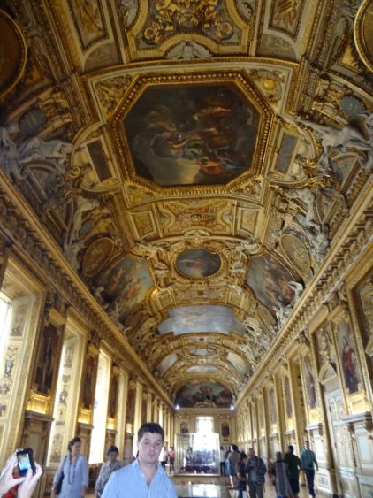 Inside of the Louvre