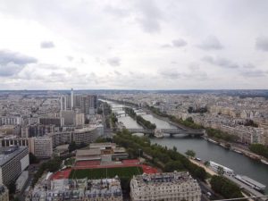 A view from the Eiffel Tower