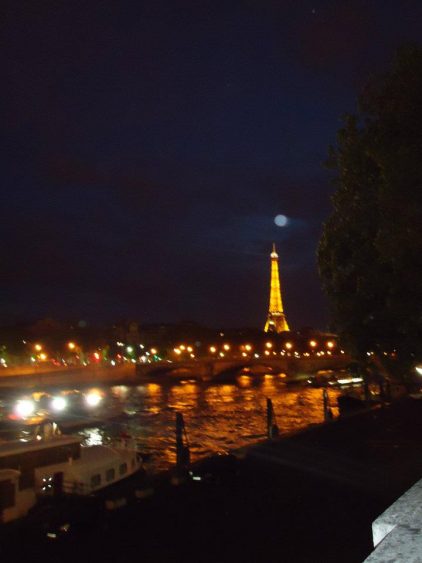 Eiffel Tower at night