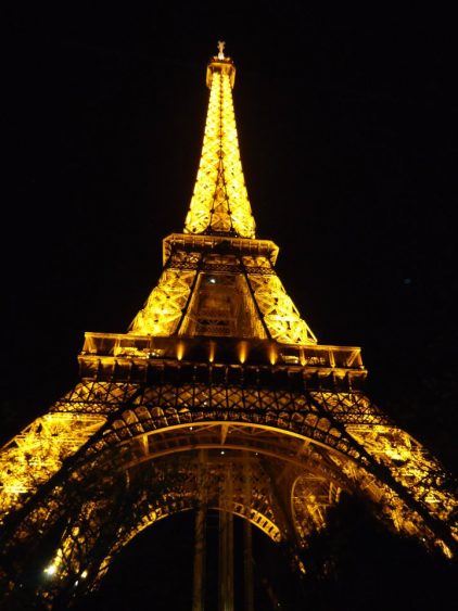 Eiffel Tower at night