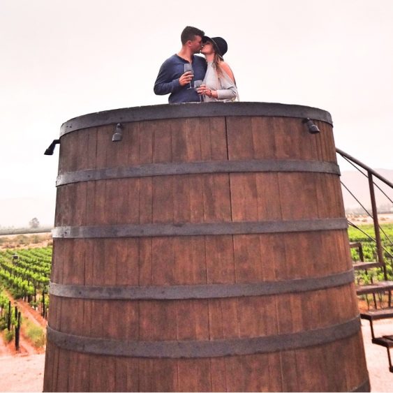 Grant and Rachel at Finca Altozano