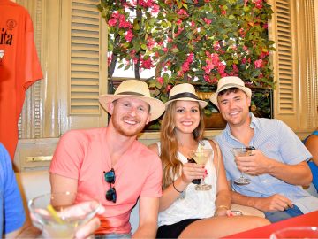 Friends sipping la floridita daquaris