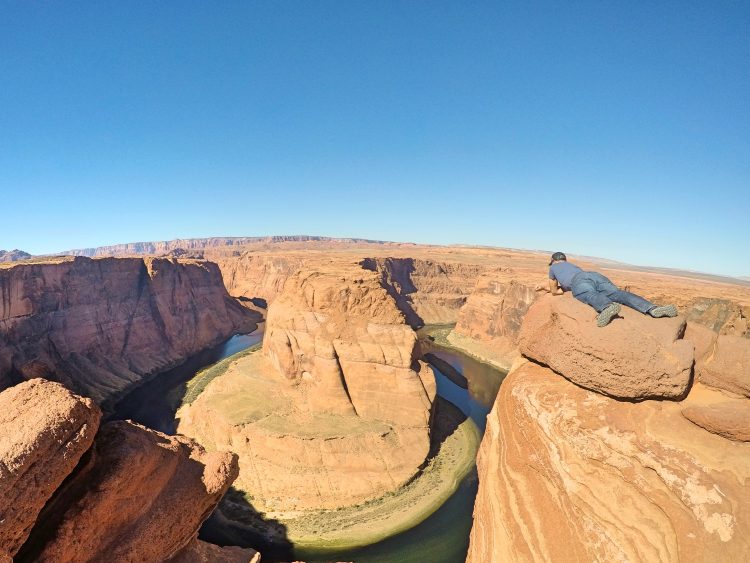 Grant looking over Horseshoe Bend