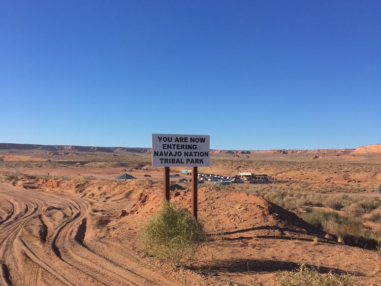 Navajo Nation sign