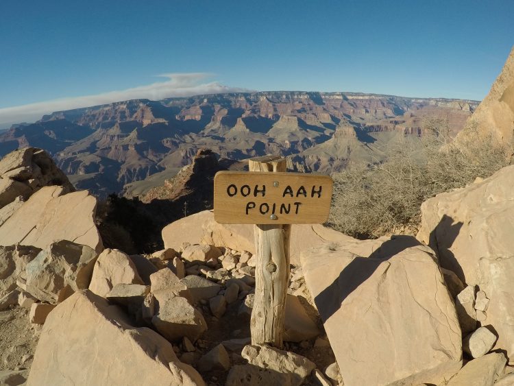 Edge of south kaibab trail