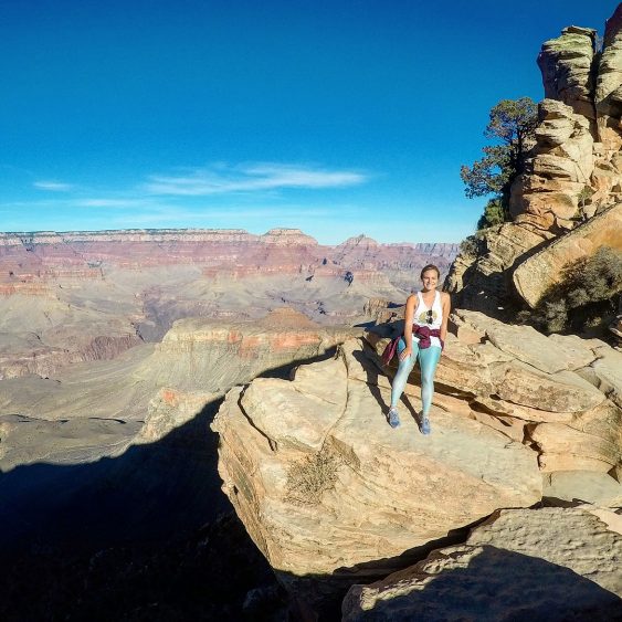 Rachel on South Rim Grand Canyon