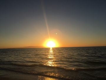 sunset isla holbox