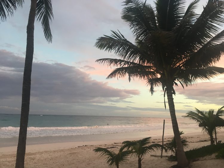 tulum sunset