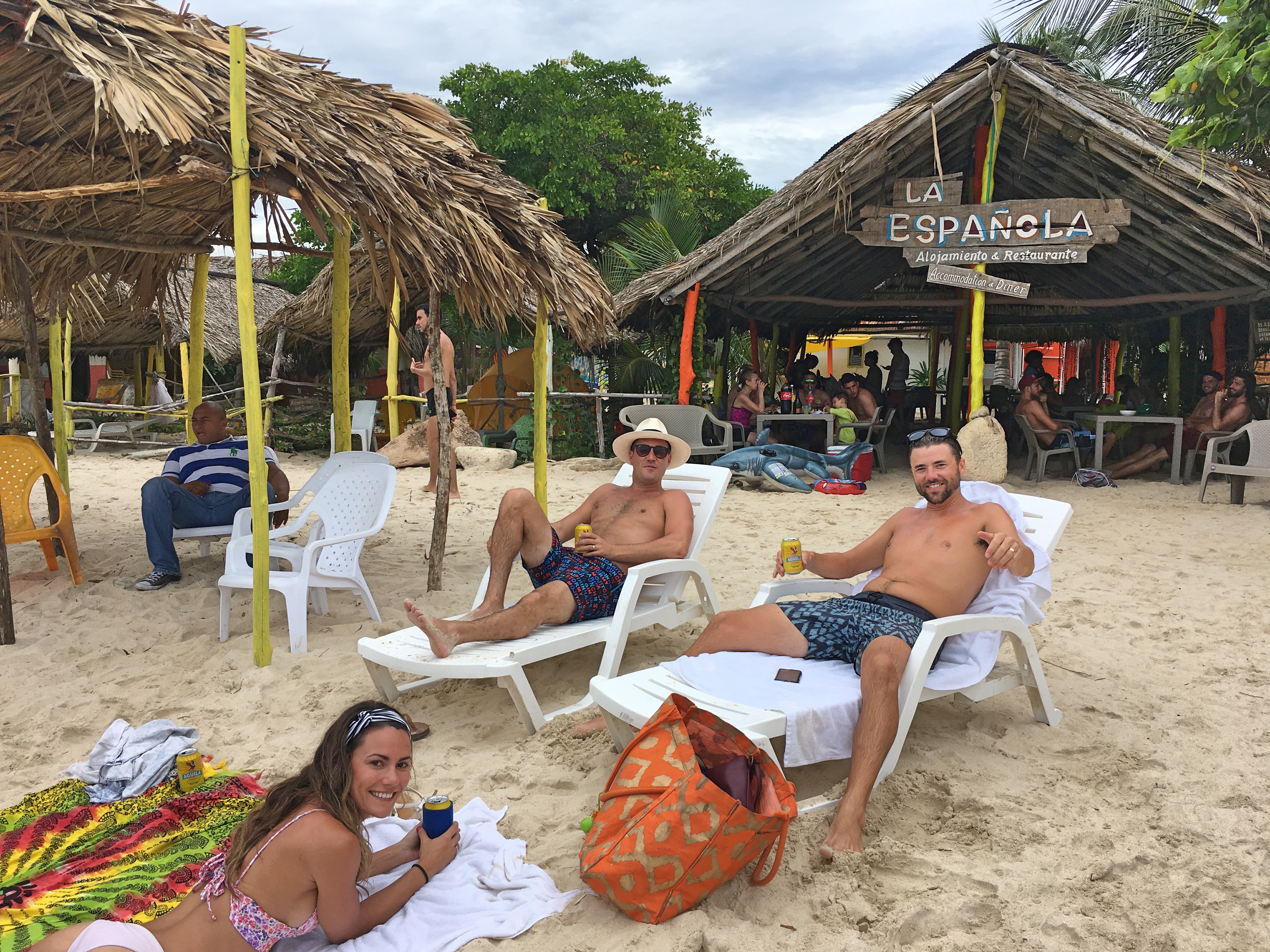 beach restaurant at playa blanca 