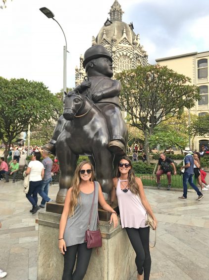 botero sculptures in front of museum