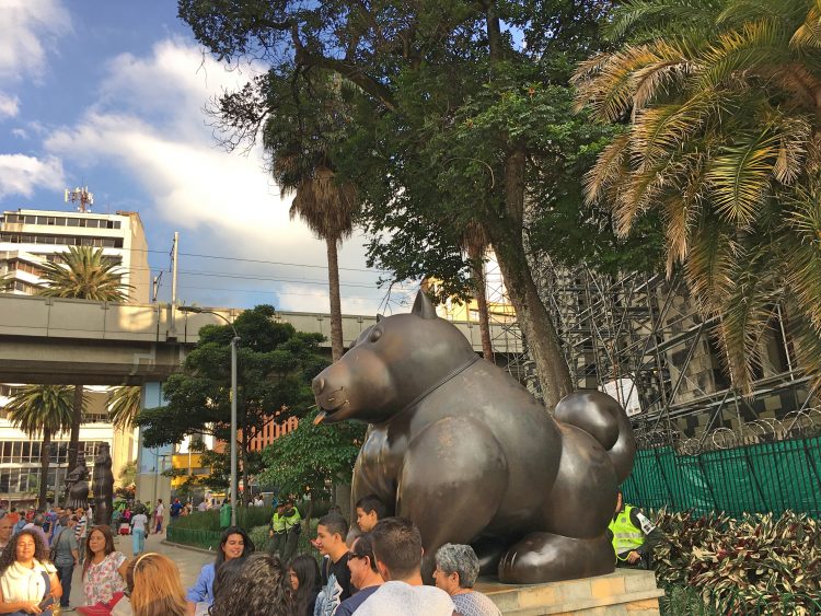 botero statues medellin