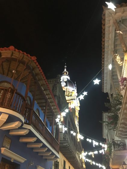 christmas lights in cartagena