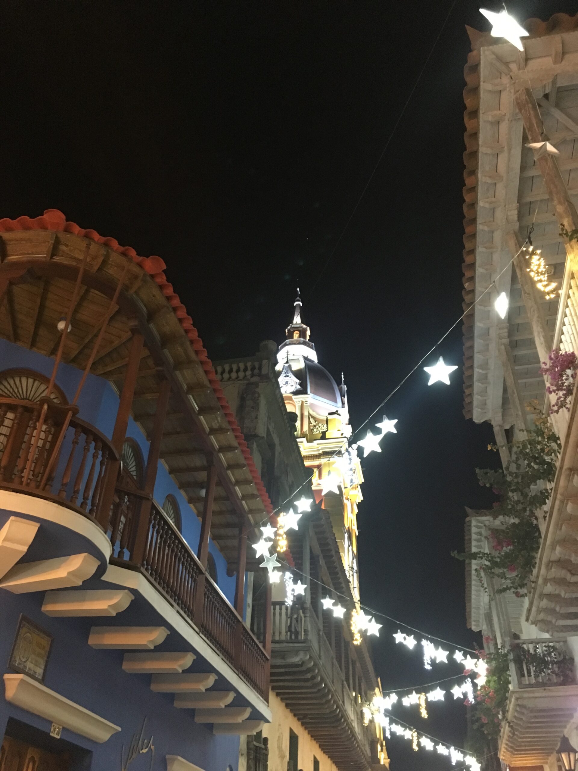 christmas lights in cartagena