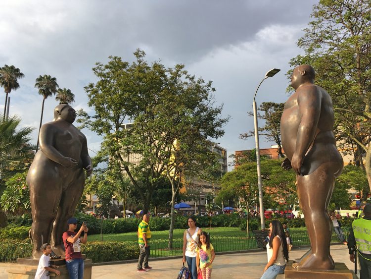 medellin botero sculptures