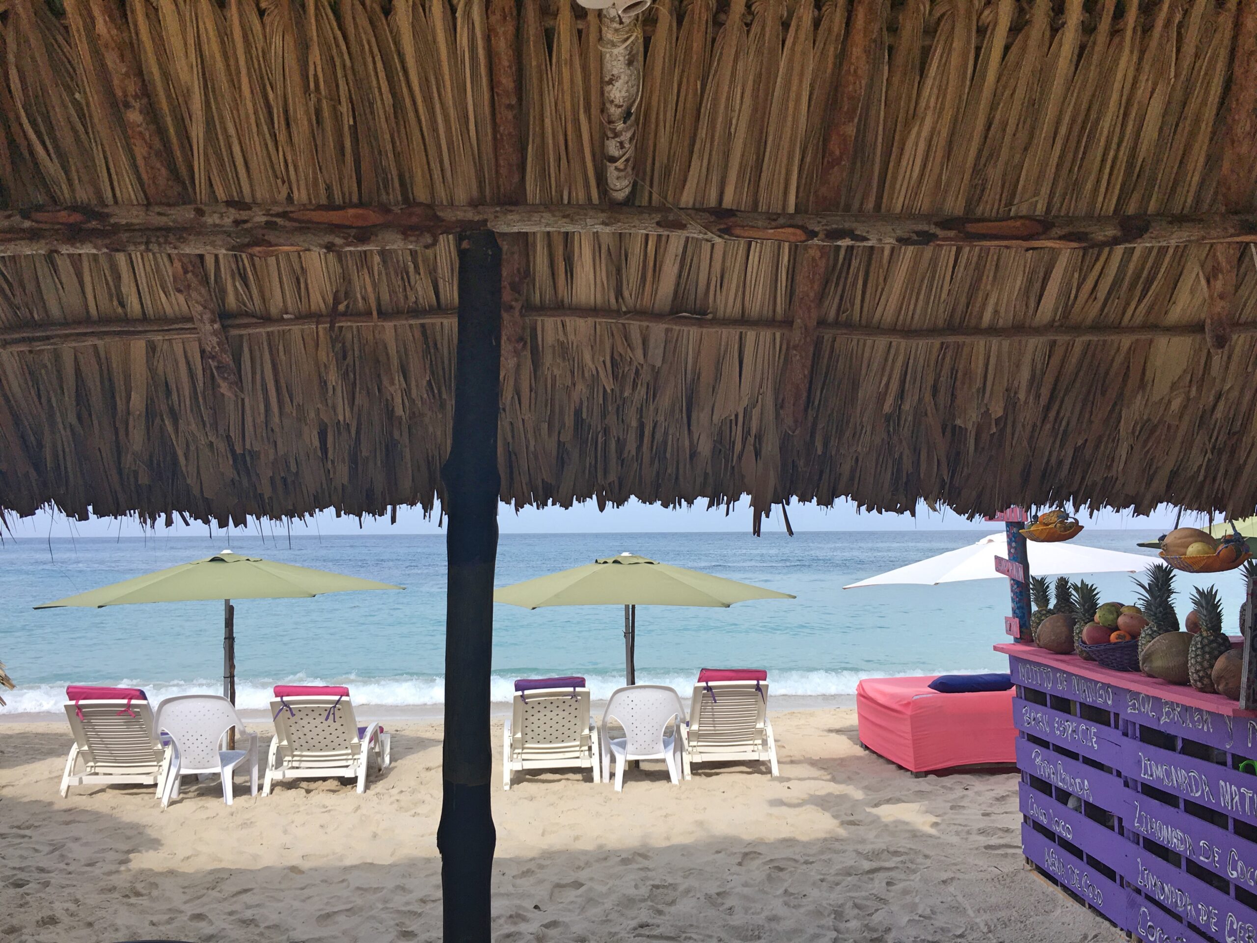 view at playa blanca cartagena