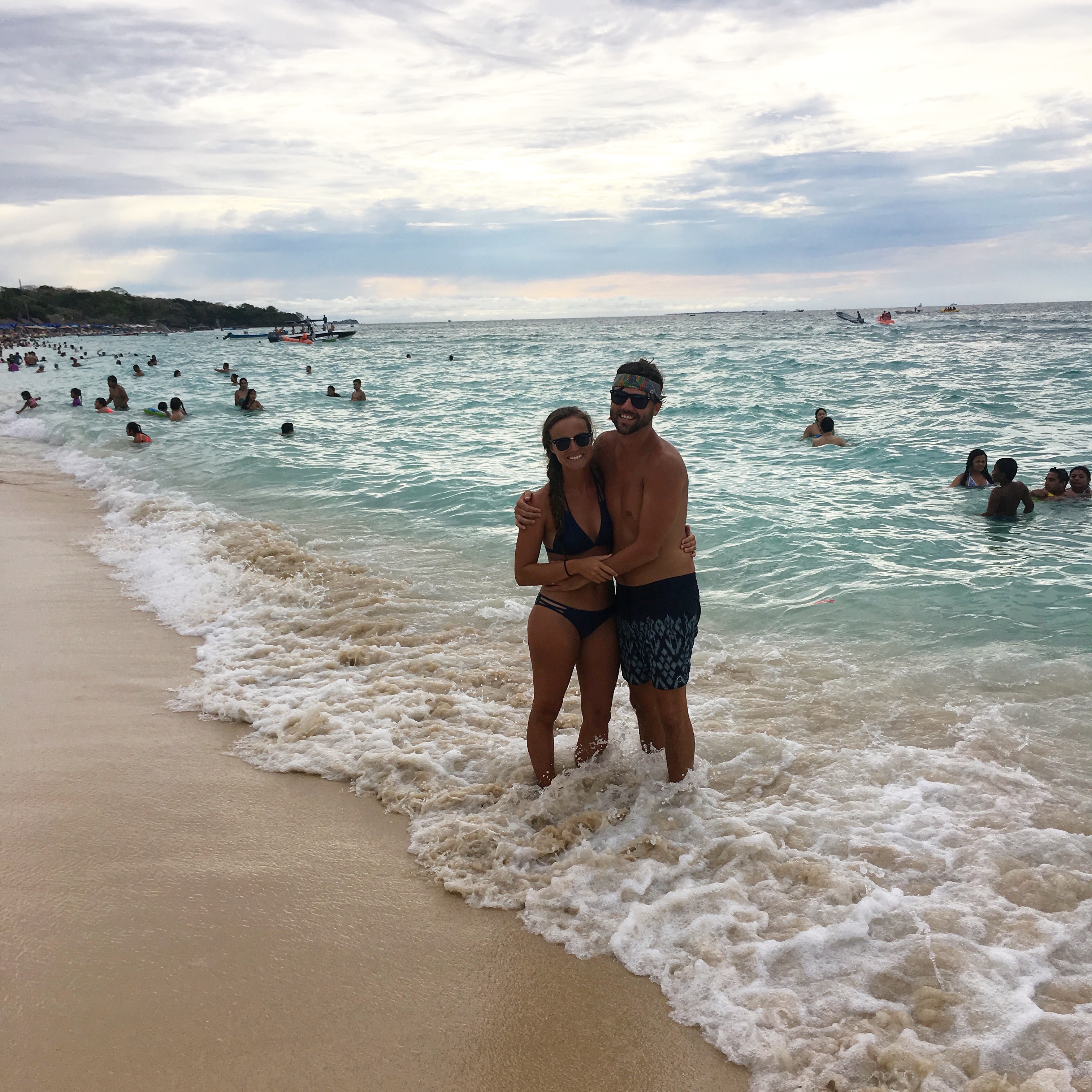 beach at playa blanca cartagena