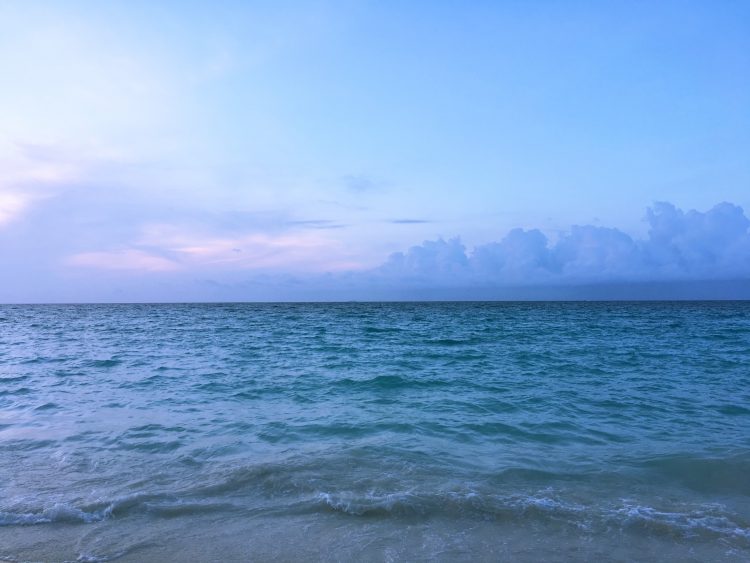 sky and sunset in playa blanca