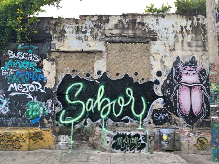 sabor street art in getsemani cartagena