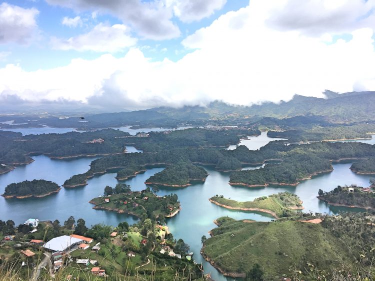 water at guatape