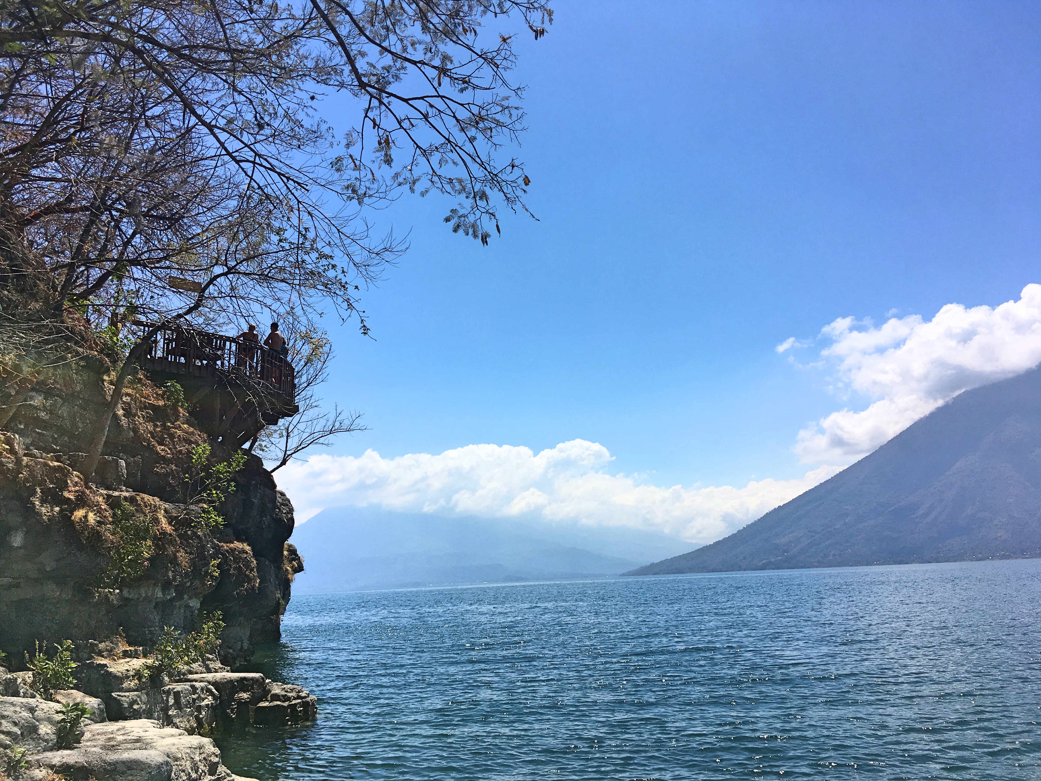 Cerro Tzankujil jumping platform