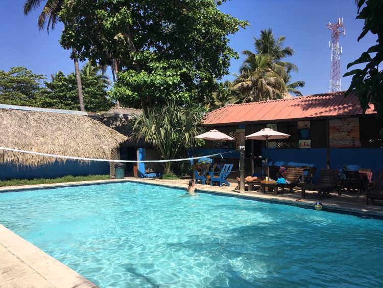 Pool at hotel delfin