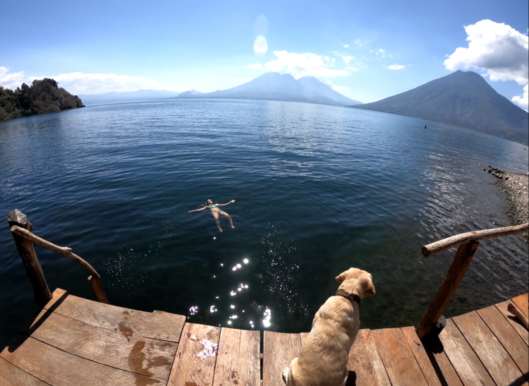 lake atitlan floating