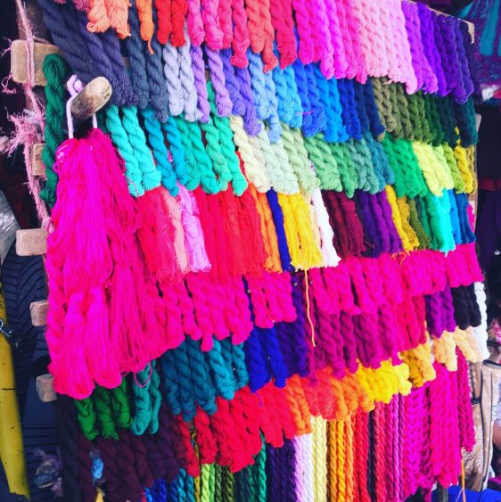 fabric in chichicastenango