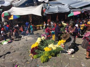 guatemala flower vendors