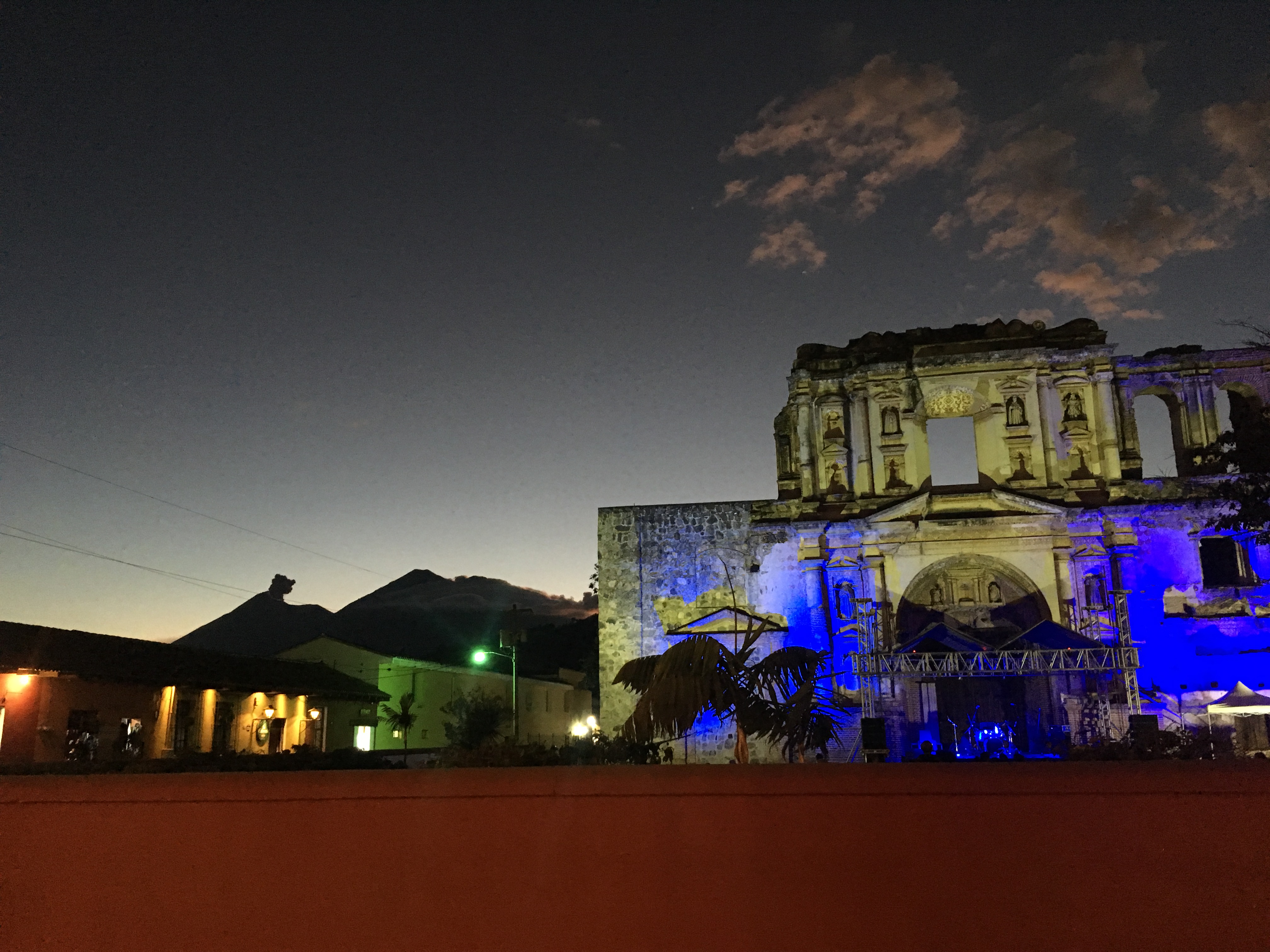 nighttime in antigua