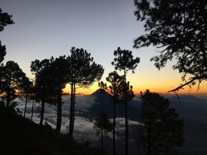 sunrise volcanos acatenango